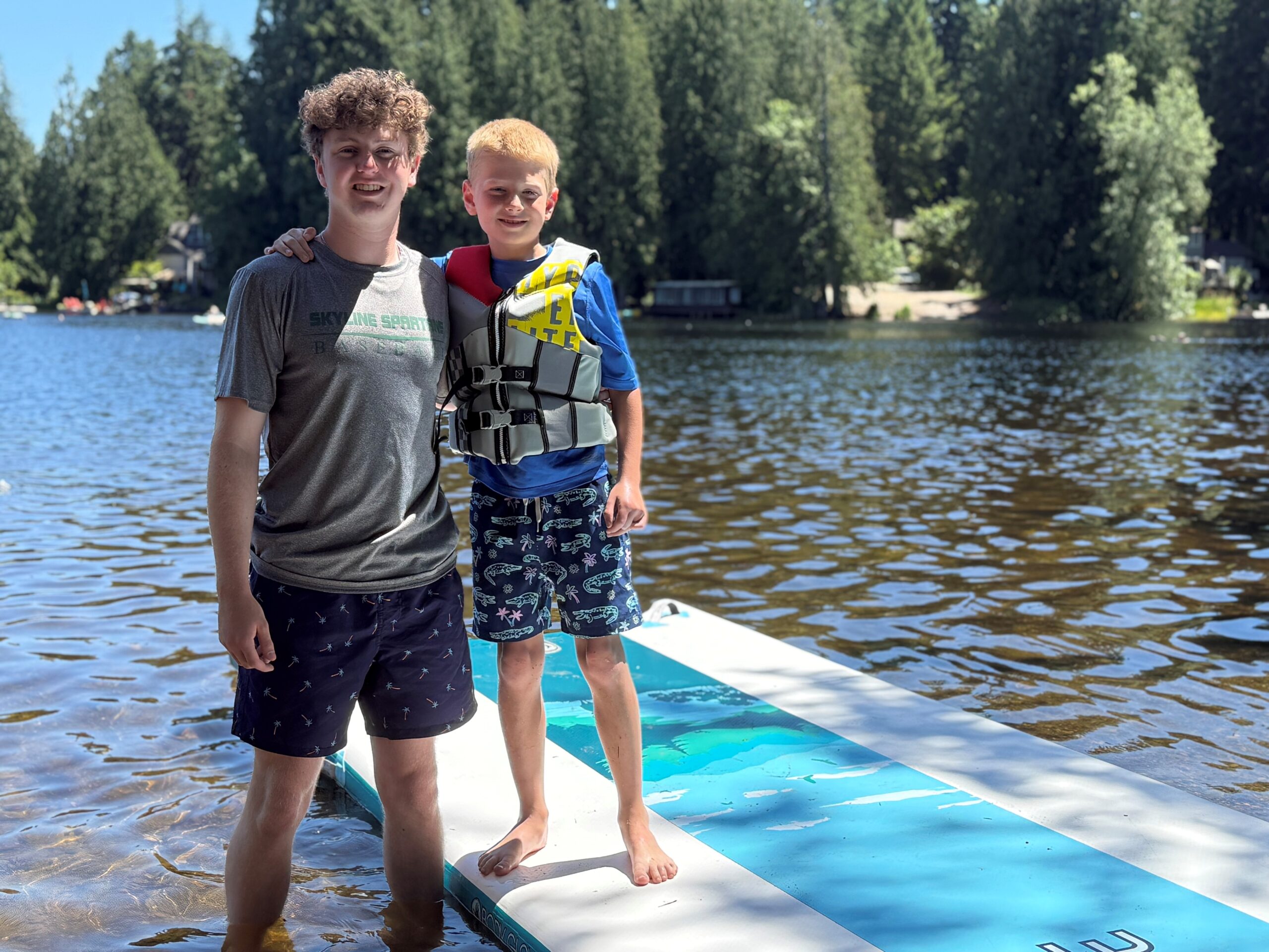 August SHS Mentor Ethan and buddy