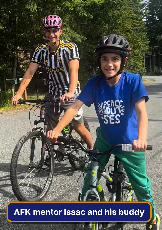 AFK mentor Isaac and his buddy